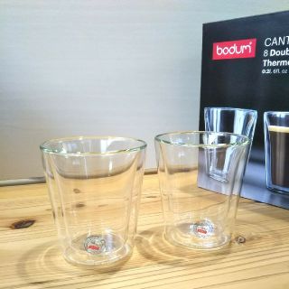 ボダム(bodum)のボダムbodom キャンティーンダブルウォールグラス200ml 2個セット(グラス/カップ)