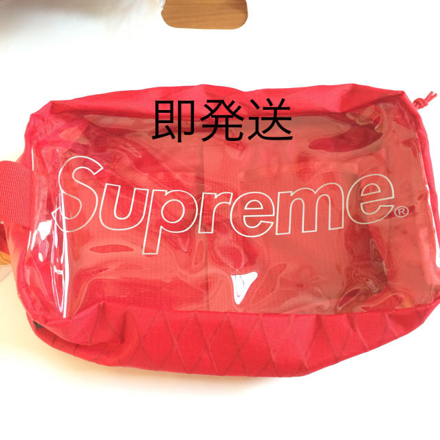 ウエストポーチSupreme 18fw utility bag 赤