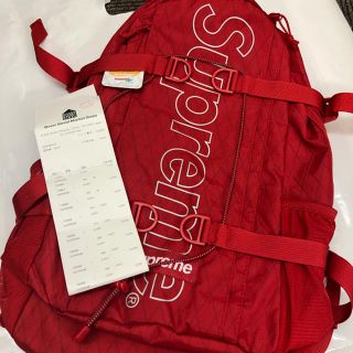 シュプリーム(Supreme)の【赤】supreme 2018 Backpack リュック(バッグパック/リュック)