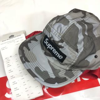 シュプリーム(Supreme)のsupreme 2018 Reflective Camo Camp Cap  (キャップ)