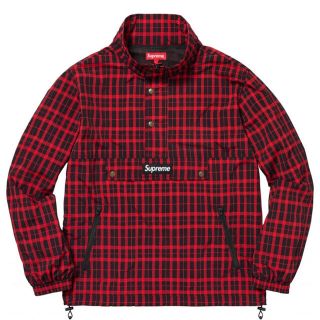 シュプリーム(Supreme)のsupreme シュプリーム プルオーバー red レッド 赤 18fw(ナイロンジャケット)