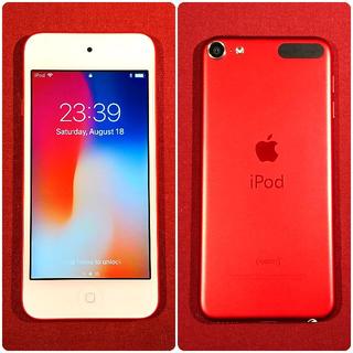 アイポッドタッチ(iPod touch)の■[美品] iPod touch 64GB 第６世代 PRODUCT RED(ポータブルプレーヤー)