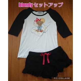 ブロンディ(blondy)のセットアップ！2点セットティーシャツ&ショートパンツBlondy(ルームウェア)