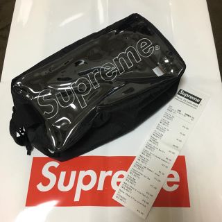 シュプリーム(Supreme)の【黒】supreme Utility Bag ユーティリティバック(セカンドバッグ/クラッチバッグ)