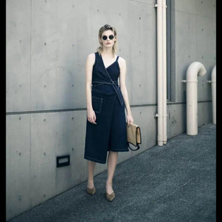 アメリヴィンテージ(Ameri VINTAGE)のDENIM BELT DRESS(ひざ丈ワンピース)