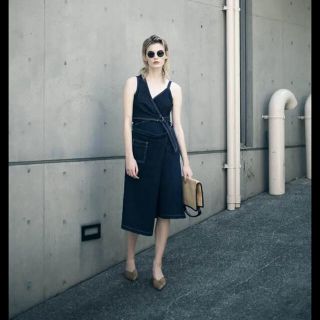 アメリヴィンテージ(Ameri VINTAGE)のDENIM BELT DRESS(ひざ丈ワンピース)