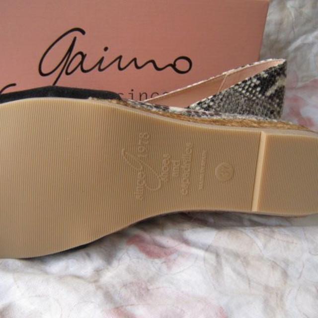 gaimo(ガイモ)の★ ガイモ gaimo サンダル　BK 37/23.5cm  レディースの靴/シューズ(サンダル)の商品写真