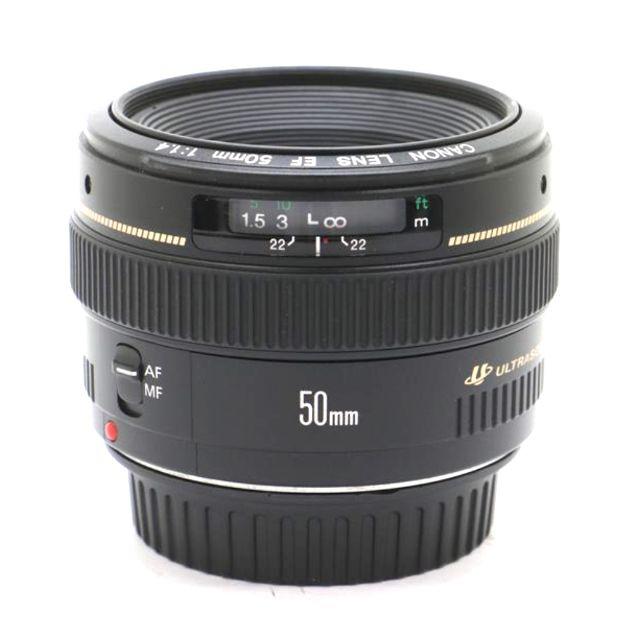 Canon キヤノン EF 50mm F1.4 USM 美品 スマホ/家電/カメラのカメラ(レンズ(単焦点))の商品写真