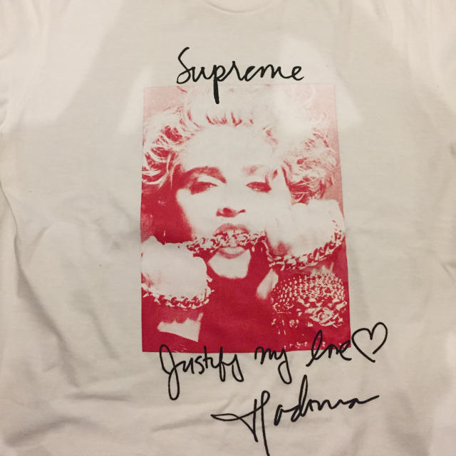 supreme Madonna フォトT 白 M 18aw-