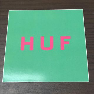 ハフ(HUF)の【縦10cm横10cm】HUF skateboard ステッカー(ステッカー)