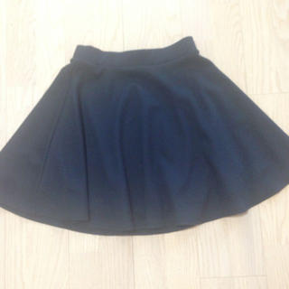 ジーユー(GU)の黒♡美品ミニスカート(ミニスカート)