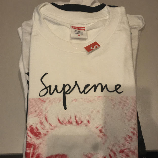 Supreme(シュプリーム)の 最安値 supreme madonna tee 白 M メンズのトップス(Tシャツ/カットソー(半袖/袖なし))の商品写真