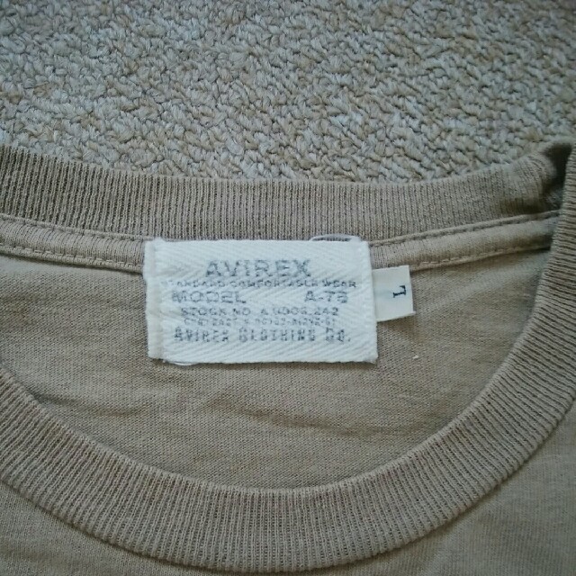 AVIREX(アヴィレックス)のAVIREX(アヴィレックス) スカルロングスリーブカットソー　表示サイズ:L メンズのトップス(Tシャツ/カットソー(七分/長袖))の商品写真