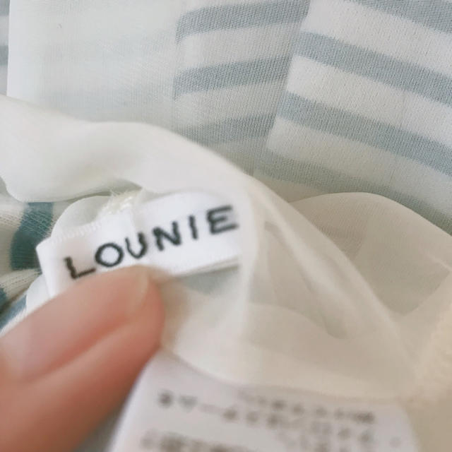 LOUNIE(ルーニィ)のLOUNIE シースルー トップス セット レディースのトップス(カットソー(半袖/袖なし))の商品写真