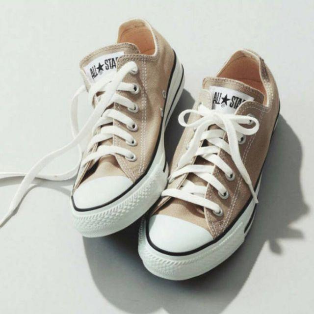 CONVERSE(コンバース)の22.5 新品タグ付 希少 コンバース オールスター ベージュ オックス レディースの靴/シューズ(スニーカー)の商品写真