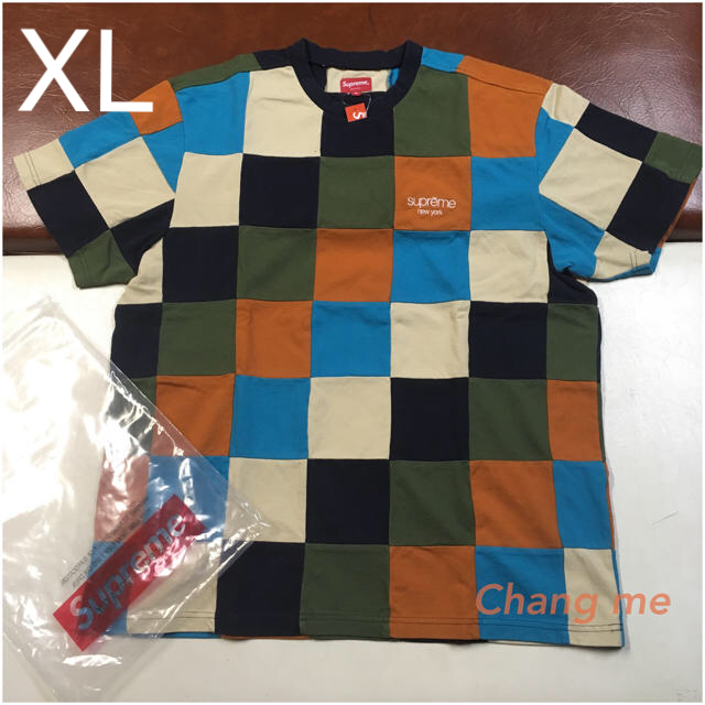 直売超高品質 XL Supreme 18AW Patchwork Pique Tee 新品 tickettail.com