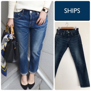 シップスフォーウィメン(SHIPS for women)の専用【ほぼ新品】SHIPS スリムテーパードデニム◇XS(デニム/ジーンズ)