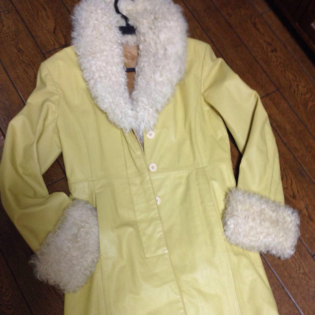 革コート レディースのジャケット/アウター(ロングコート)の商品写真