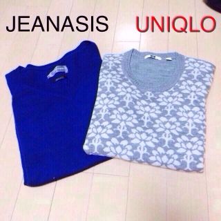 ジーナシス(JEANASIS)のJEANASIS&UNIQLO ニット(ニット/セーター)