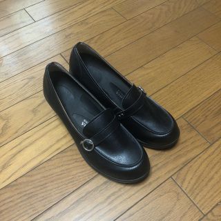 リゲッタ(Re:getA)のリゲッタ（Re:getA） グラマラス ハイヒールローファー【ブラック】(ローファー/革靴)