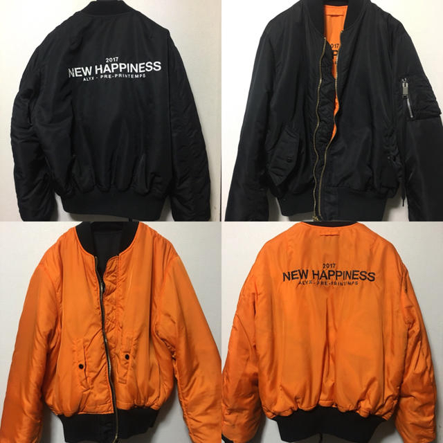 割引発見 【即日発送】ALYX “NEW HAPPINESS” bomber jacket フライトジャケット