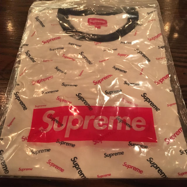 Supreme scatter ringer L white 白 | munchercruncher.com