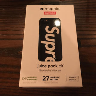 シュプリーム(Supreme)のSupreme iPhone 8 ケース 黒 mophie(iPhoneケース)