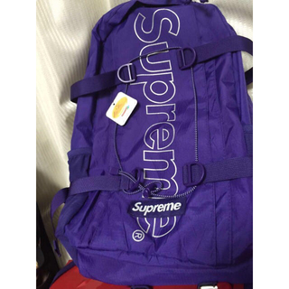 シュプリーム(Supreme)の送料込みSupreme 18FW Backpack 紫(バッグパック/リュック)