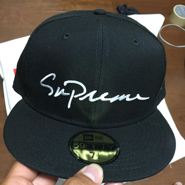 supreme new err キャップ  ツバ付き帽子