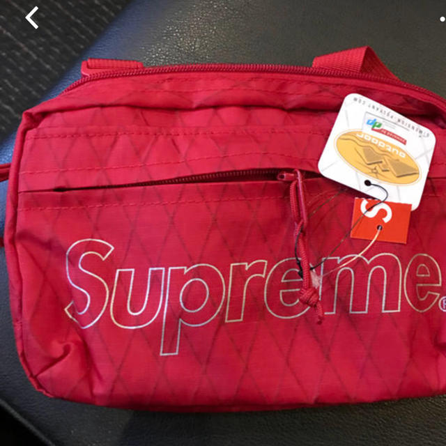 シュプリーム supreme ショルダーバック 赤