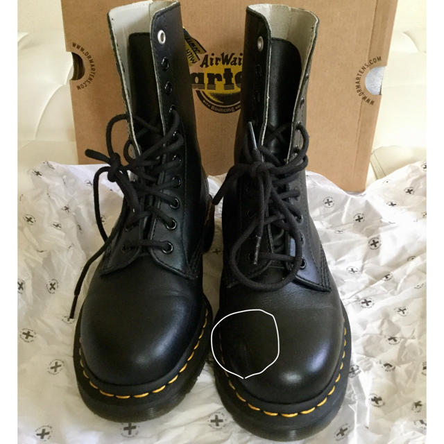 Y's(ワイズ)のY’s✖️Dr.Martens 10ホール レディースの靴/シューズ(ブーツ)の商品写真