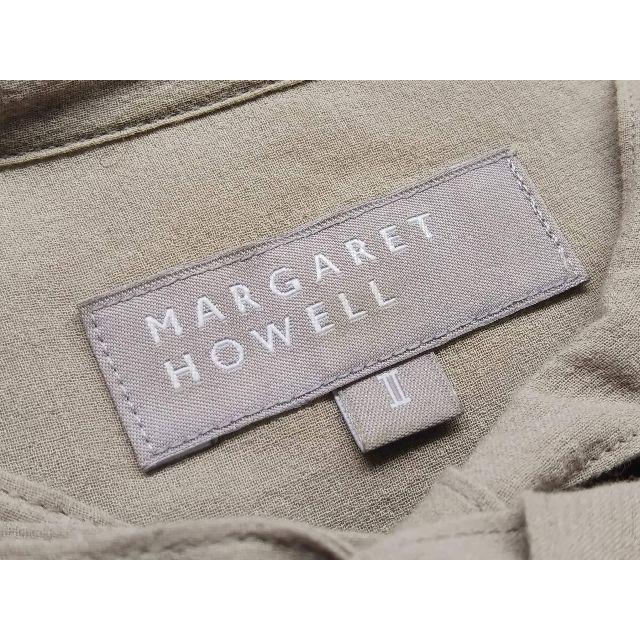 MARGARET HOWELL(マーガレットハウエル)のマーガレットハウエル MARGARET HOWELL ボウタイ襟 ブラウス 七分 レディースのトップス(シャツ/ブラウス(長袖/七分))の商品写真