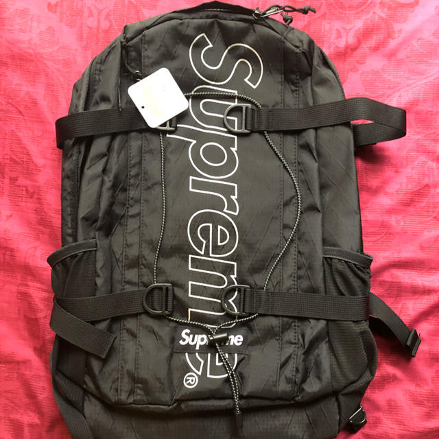 即支払 黒 supreme Back Pack バックパック