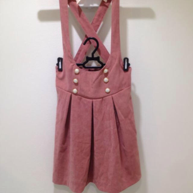 Dosch(ドスチ)のダブルボタン♡ジャンパースカート レディースのスカート(ひざ丈スカート)の商品写真