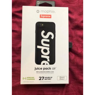 シュプリーム(Supreme)の即支払 黒 mophie® iPhone 8 Juice Pack Air(iPhoneケース)