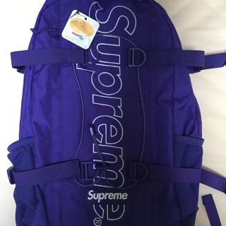 シュプリーム(Supreme)の送料込 Supreme Backpack パープル(バッグパック/リュック)