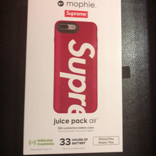 supreme mophie iphone 8 plus red