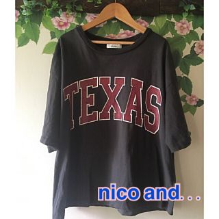 ニコアンド(niko and...)のカジュアルＴシャツ/ニコアンド(Tシャツ(半袖/袖なし))