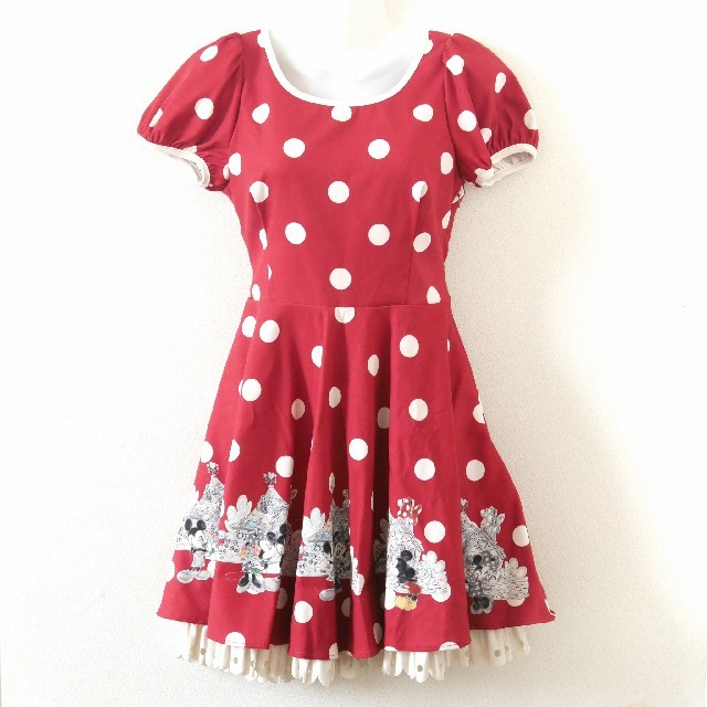 Secret Honey - 正規品♡ミニーちゃんワンピース♡水玉 赤 Secret Honey - 正規品♡ミニーちゃんワンピース♡水玉 赤