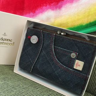 ヴィヴィアンウエストウッド(Vivienne Westwood)の希少！Vivienne Westwoodデニム二つ折り財布(財布)