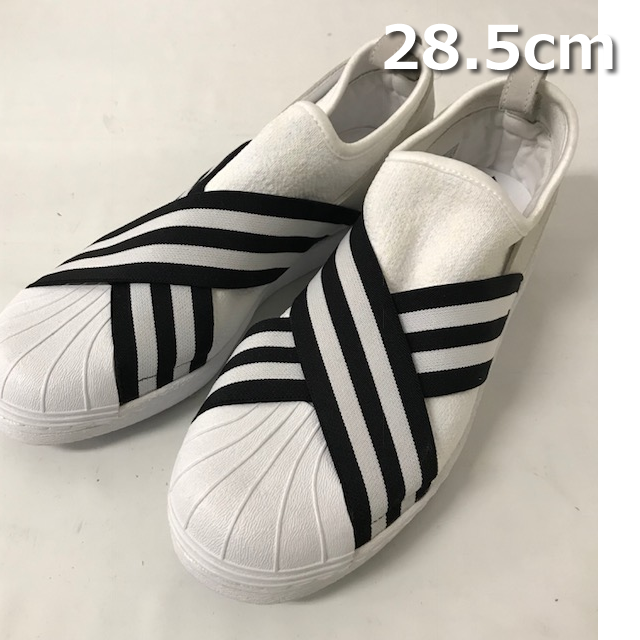 Adidas 28 5 アディダス スーパースター スリッポン 白 新品 の通販 By ゆみこ S Shop アディダスならラクマ