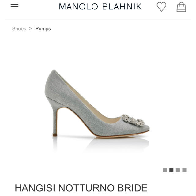 MANOLO BLAHNIK(マノロブラニク)のManolo Blahnik Hangisi レディースの靴/シューズ(ハイヒール/パンプス)の商品写真