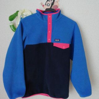 パタゴニア(patagonia)の美品　patagonia　ガールズ　シンチラスナップT　XL(ニット/セーター)