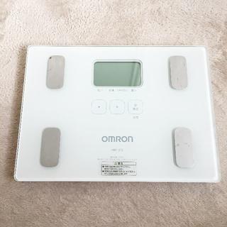 オムロン(OMRON)のオムロン 体重・体組成計 カラダスキャン ホワイト HBF-214-W(体重計/体脂肪計)