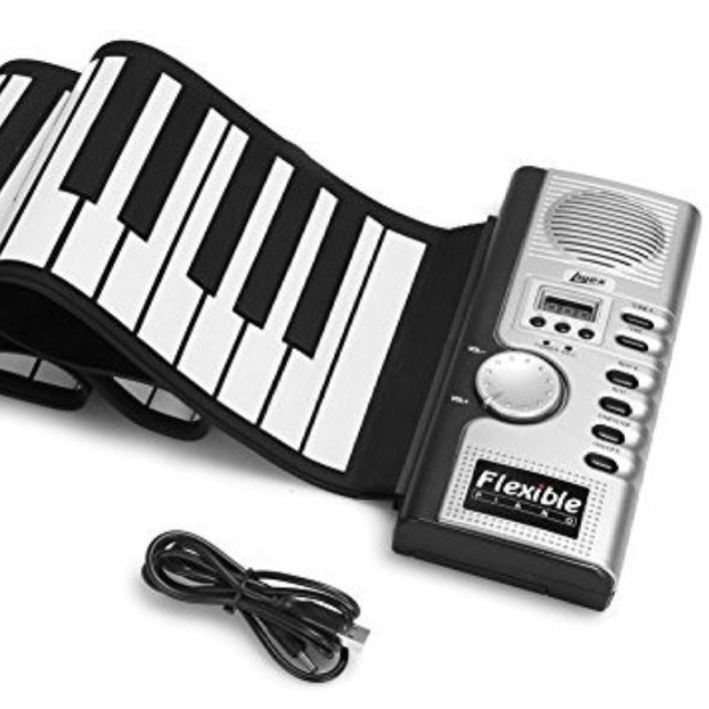  ロールアップキーボード  61鍵  楽器の鍵盤楽器(キーボード/シンセサイザー)の商品写真