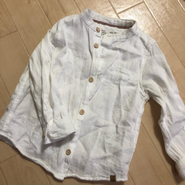 ZARA KIDS(ザラキッズ)のZARA baby boy コットンシャツ キッズ/ベビー/マタニティのベビー服(~85cm)(シャツ/カットソー)の商品写真