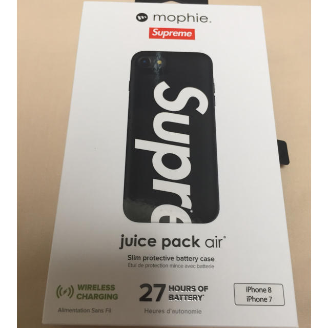 iPhoneケース送料込 Supreme iPhone 8 Juice Pack Air 黒