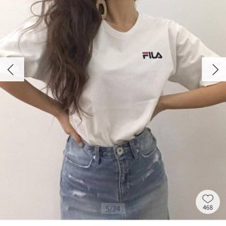 ジェイダ(GYDA)のGYDA FILA Tシャツ(Tシャツ(半袖/袖なし))