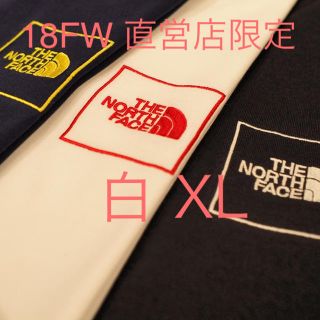 ザノースフェイス(THE NORTH FACE)のノースフェイス  Ｔシャツ 最新作 ステッチプリントロゴ Ｔシャツ XL 白 W(Tシャツ/カットソー(半袖/袖なし))