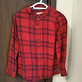 ザラキッズ(ZARA KIDS)のZARA チェックシャツ(Tシャツ/カットソー)